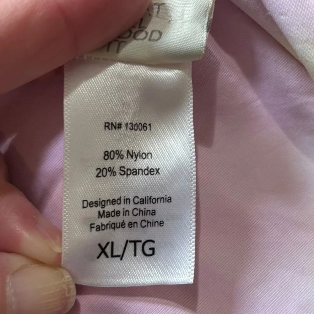 L*Space Women's Tie Dye Scoop‎ Neck Bikini Top Multicolor Pastel XLarge NWOT
